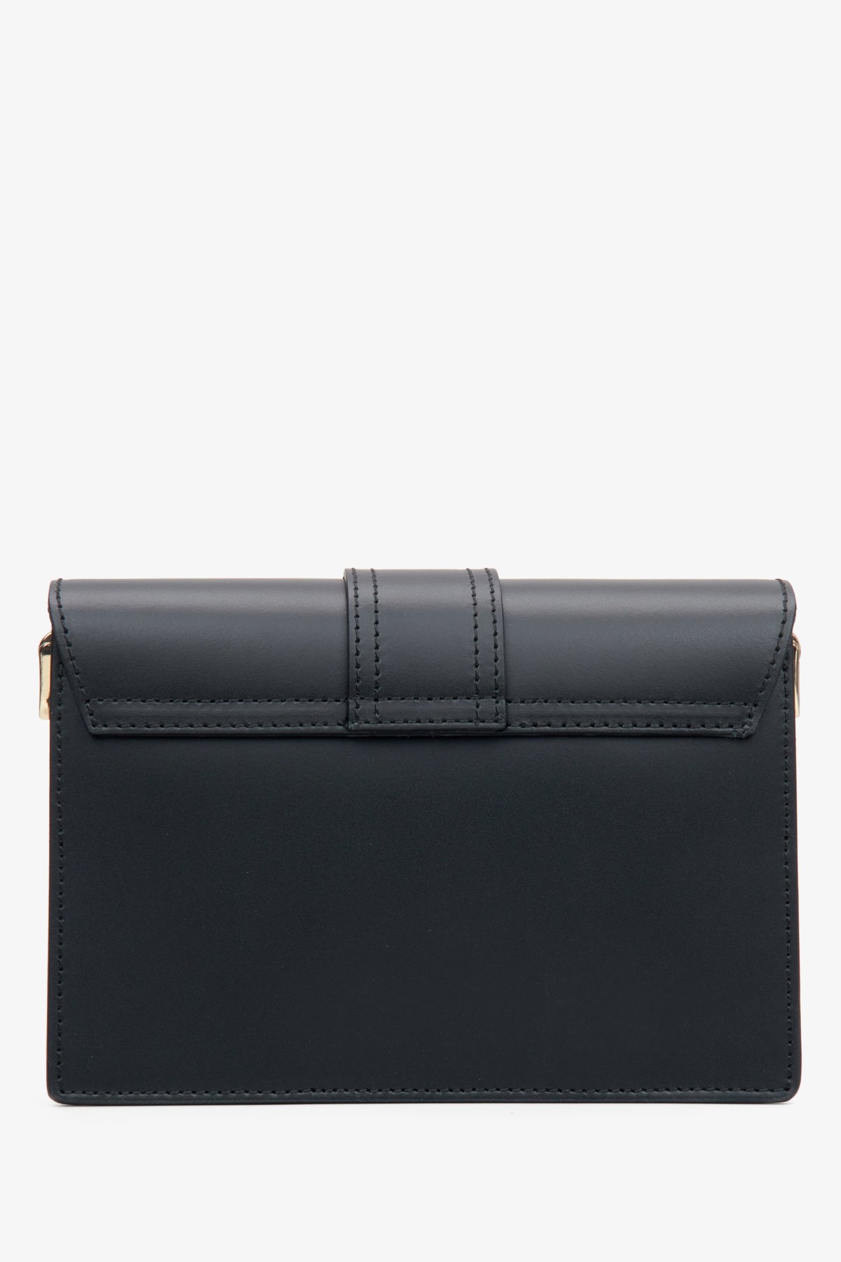 Elegant  women's brown bag - reverse.