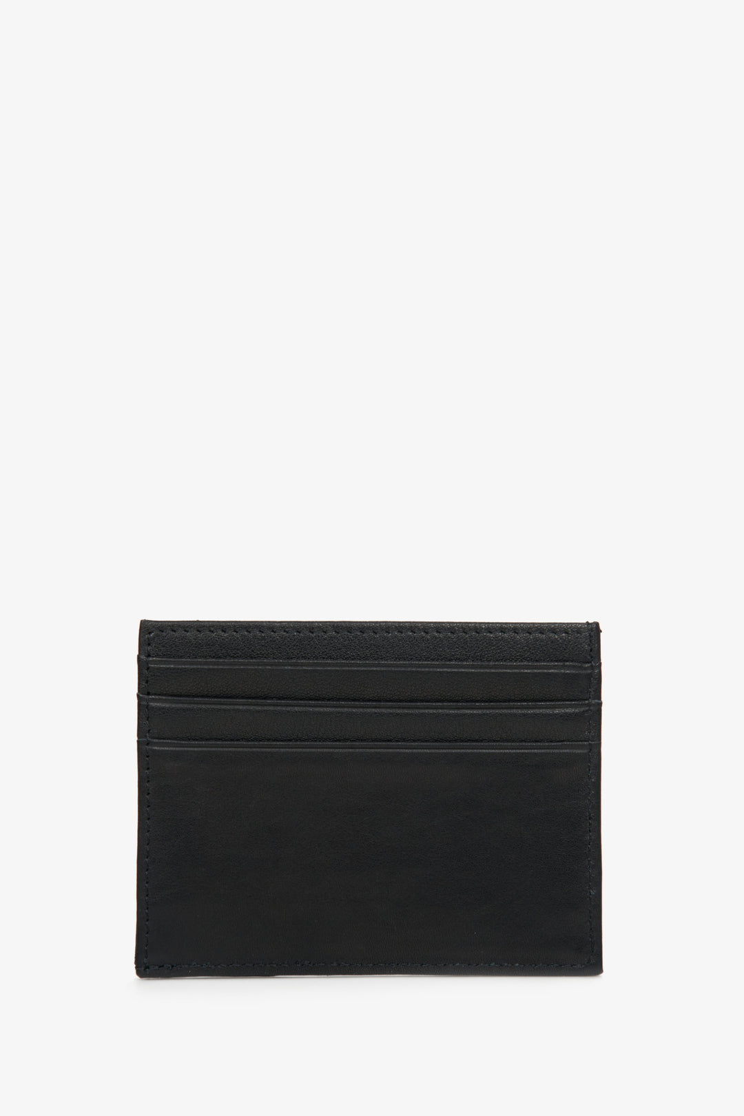 Men's black leather document wallet.