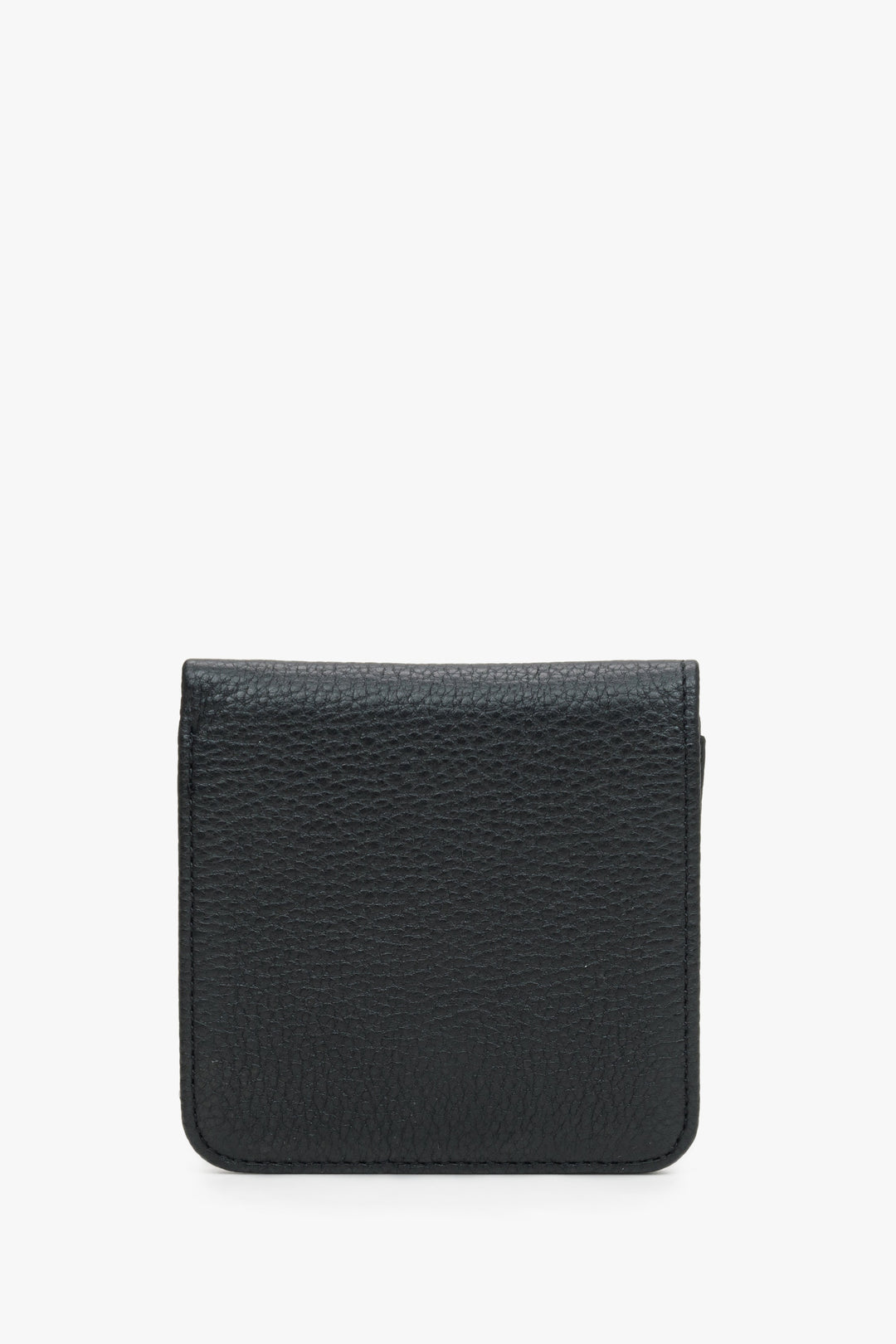 Estro men's  black billfold wallet - back view.