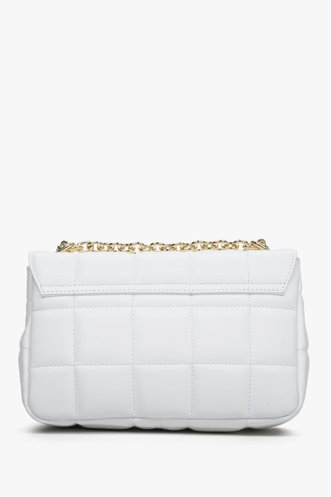 Women's white handbag made in Italy.