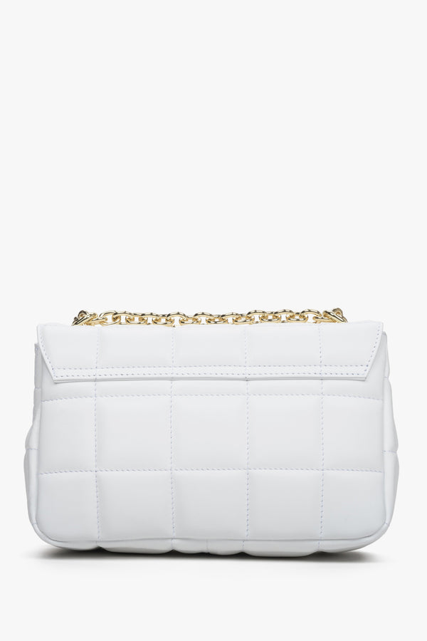 Women's white handbag made in Italy.