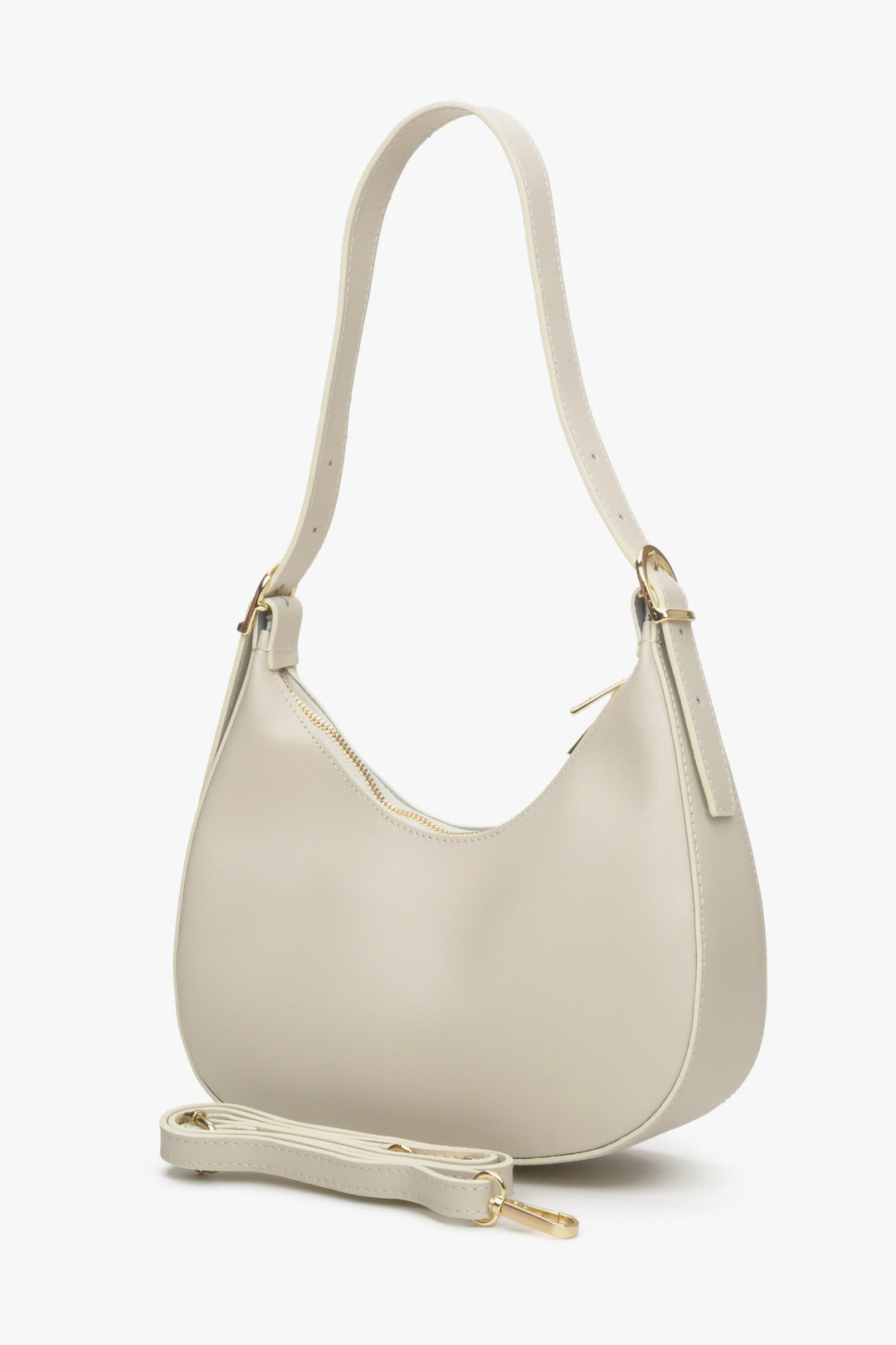 Women's beige handbag by Estro.