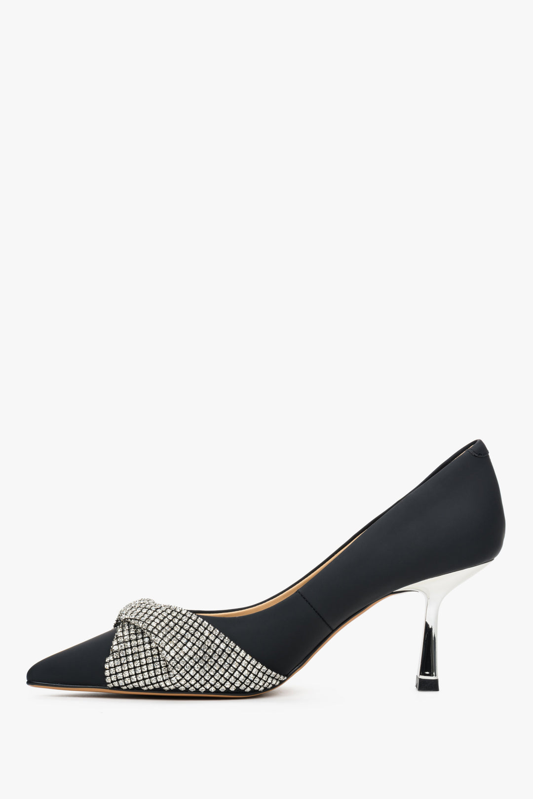 Women's black high heels by Estro.
