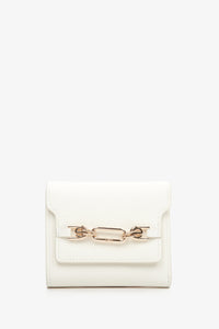 Women's Light Beige Jet Set Small Logo Wallet Estro ER00113663.