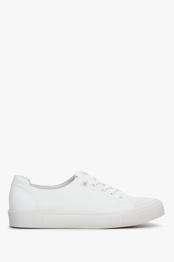 Women's White Sneakers made of Genuine Leather Estro ER00112702.