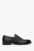 Men's Black Classic Genuine Leather Loafers Estro ER00117520.