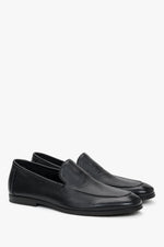 Men's Black Formal Loafers in Genuine Leather Estro ER00119405.