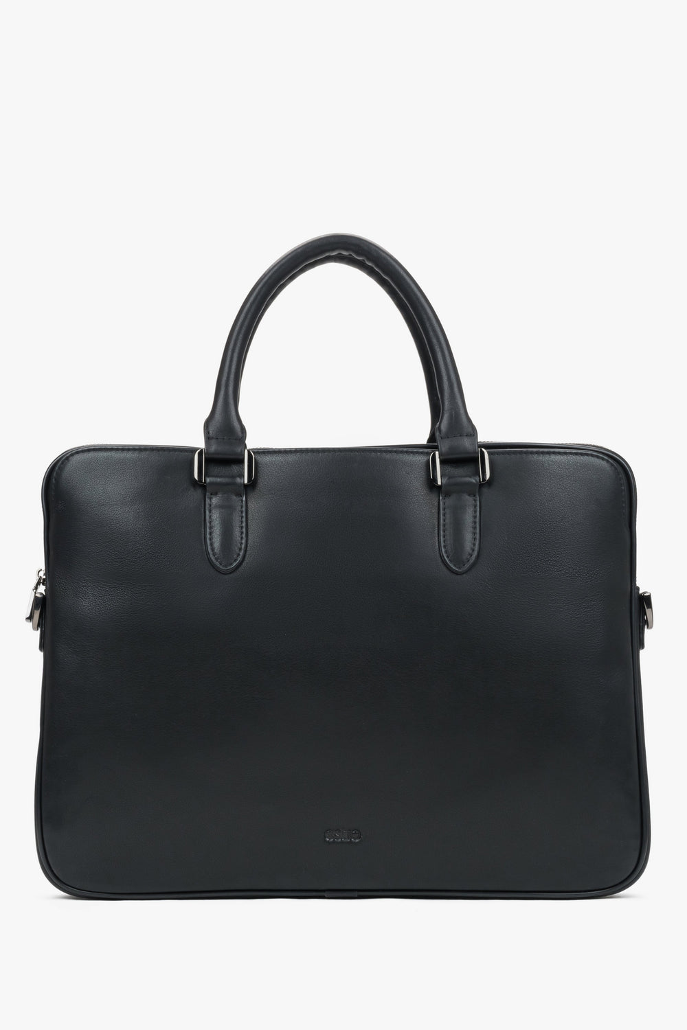 Men's Black Genuine Leather Business Briefcase Estro ER00119339.
