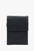 Men's Black Genuine Leather Tablet Bag Estro ER00117333.