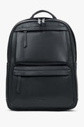 Men’s Black Genuine Leather Urban Backpack Estro ER00117317.