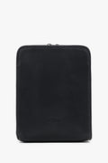 Men's Black Shoulder Bag made of Genuine Leather Estro ER00120413.