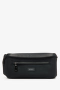 Men’s Black Spacious Waist Bag Estro ER00114149.