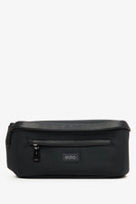 Men’s Black Spacious Waist Bag Estro ER00114149.