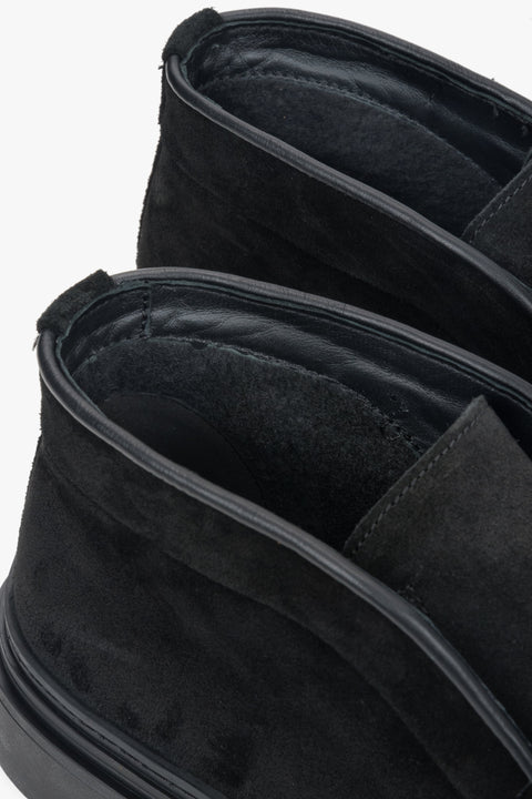 Elevated, Warm Men's Loafers Estro ER00118127, made of Genuine Italian Premium Velour.