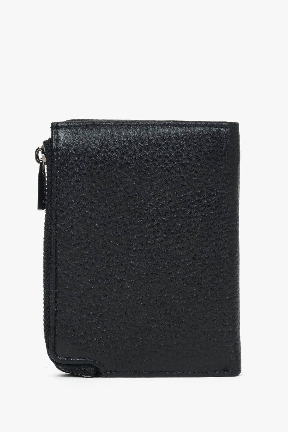 Organized interior with multiple compartments, perfect for cards, cash, and coins.