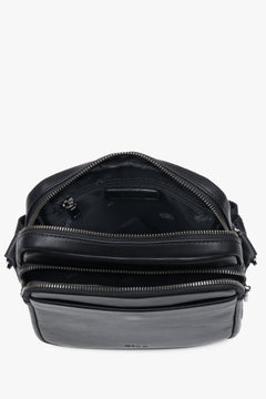 Compact men’s bag Estro made of high-quality genuine leather.