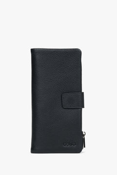 Men’s Large Black Wallet in Genuine Leather Estro ER00117341.