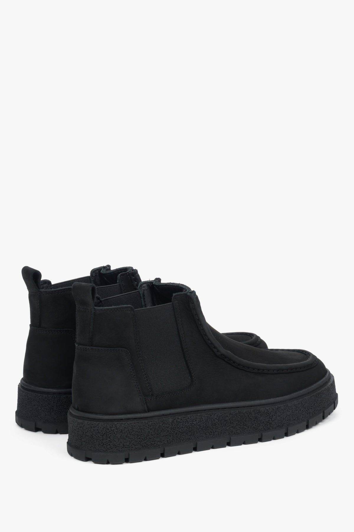 Front view displaying the clean design and subtle shine of premium Italian nubuck, ideal for pairing with both casual and elegant outfits.