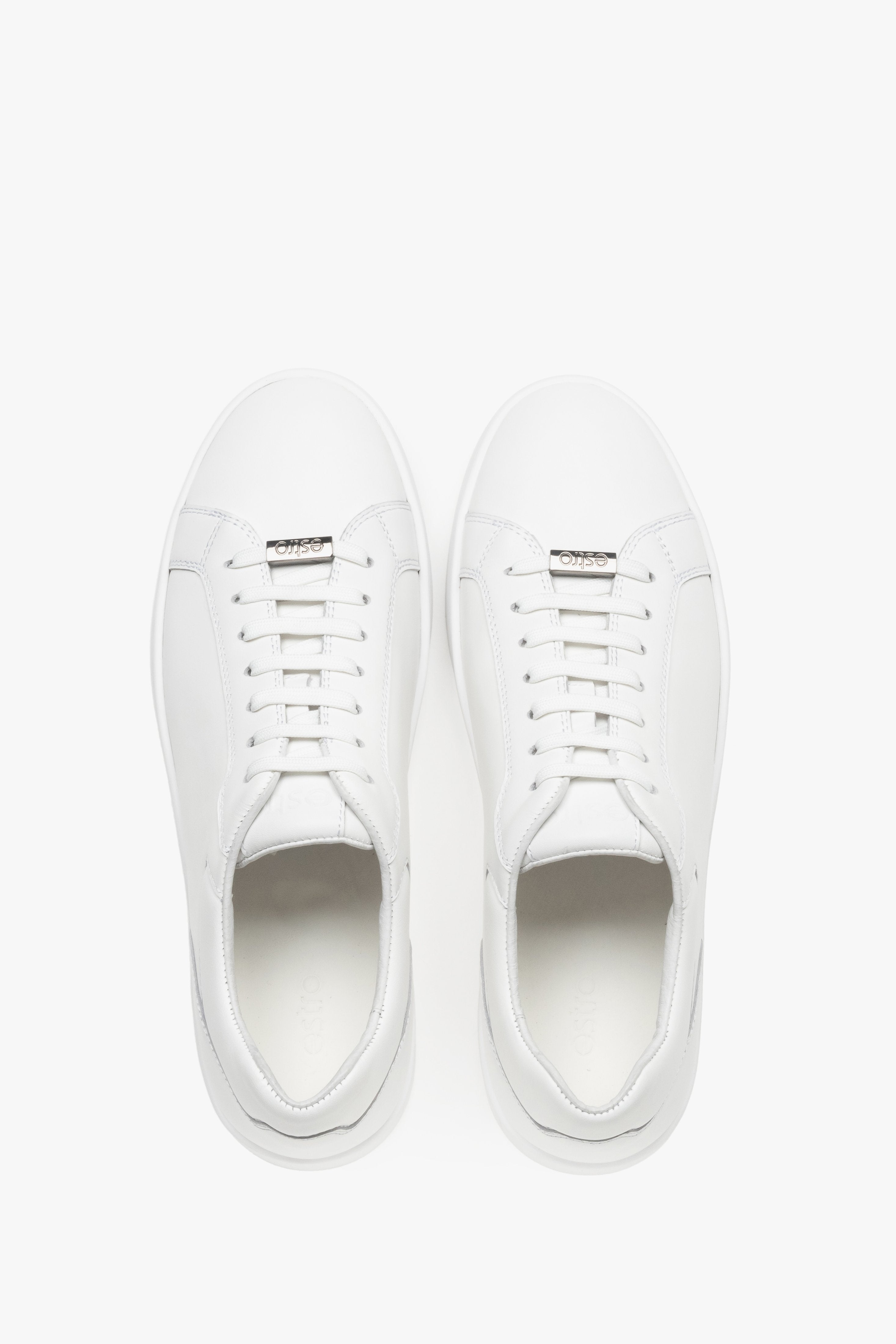 Interior view with soft leather lining and cushioned insole for all-day comfort.