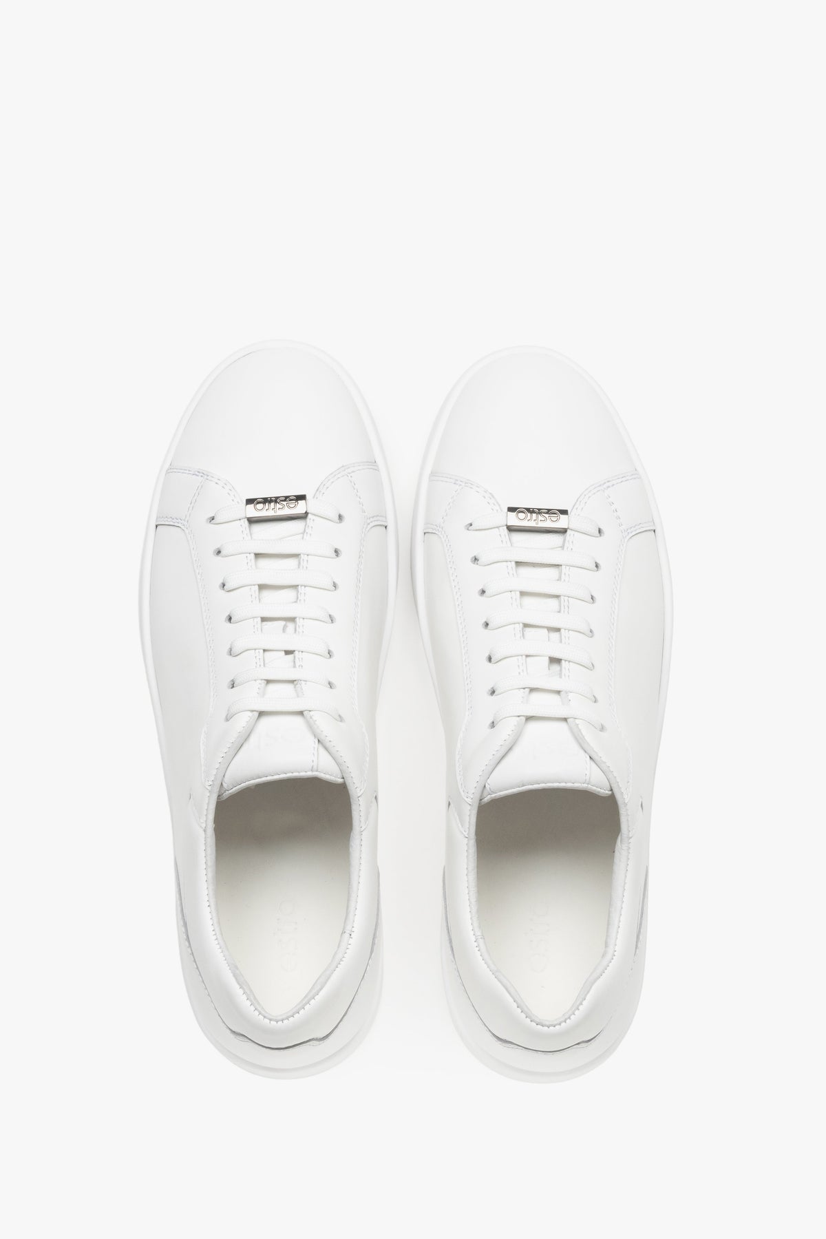 Interior view with soft leather lining and cushioned insole for all-day comfort.