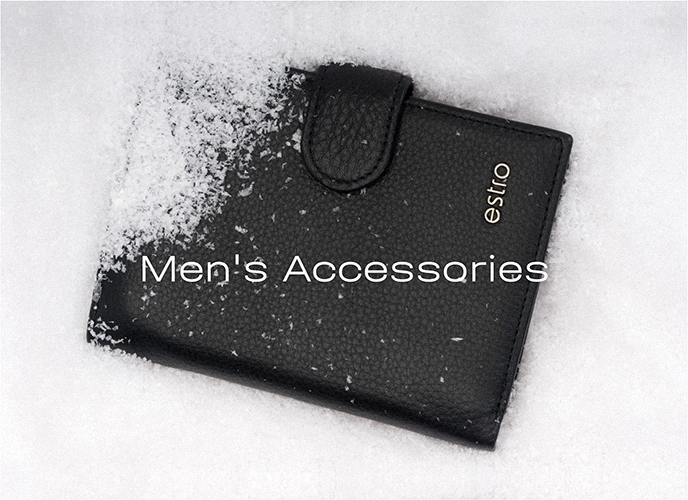Men's accessories - winter edition by Estro.