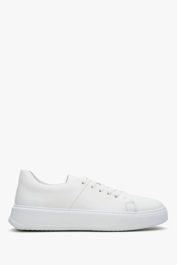 Women's White Sneakers made of Genuine Leather Estro ER00112374.