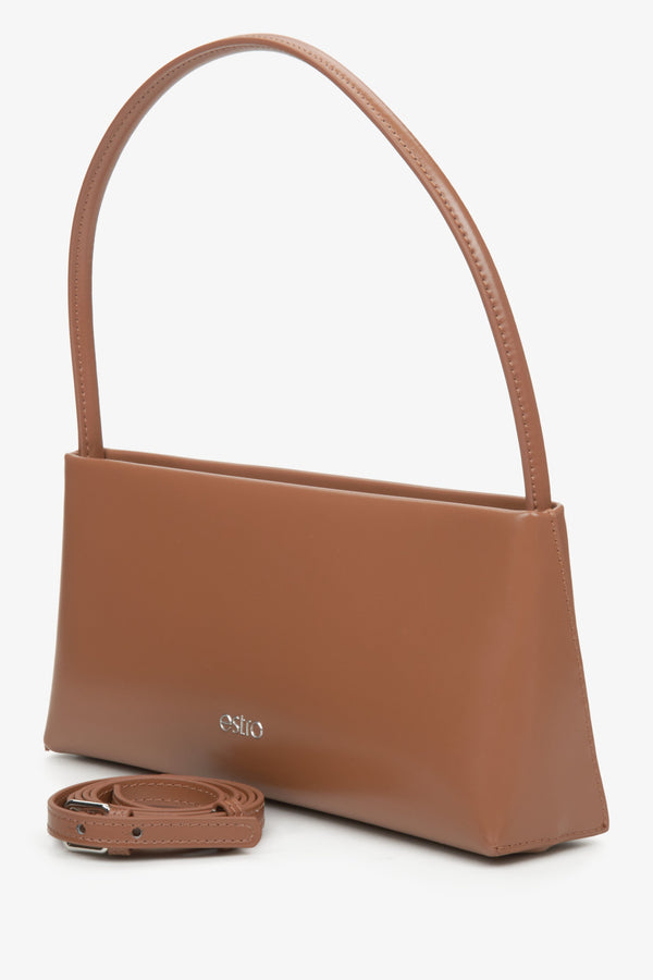 Estro small brown handbag.