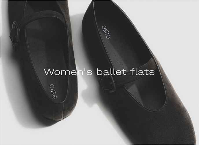 Women's ballet flats - new arrivals in the Estro collection.