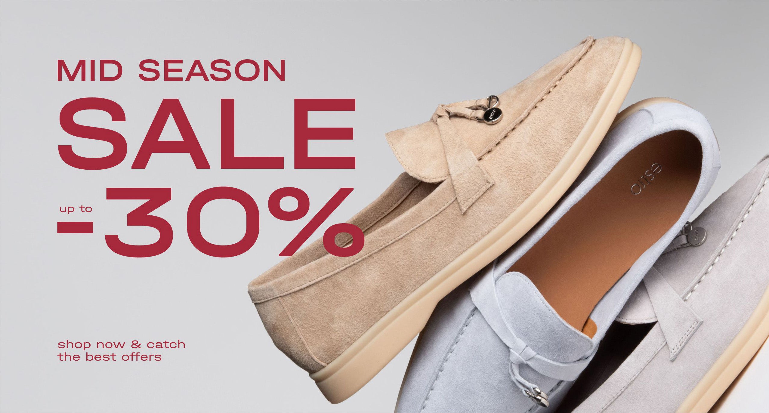 New mid-season sale at Estro with 30% off discounts.