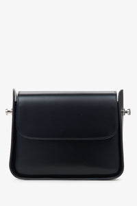 Women's Black Leather Shoulder Bag Estro ER00115675.