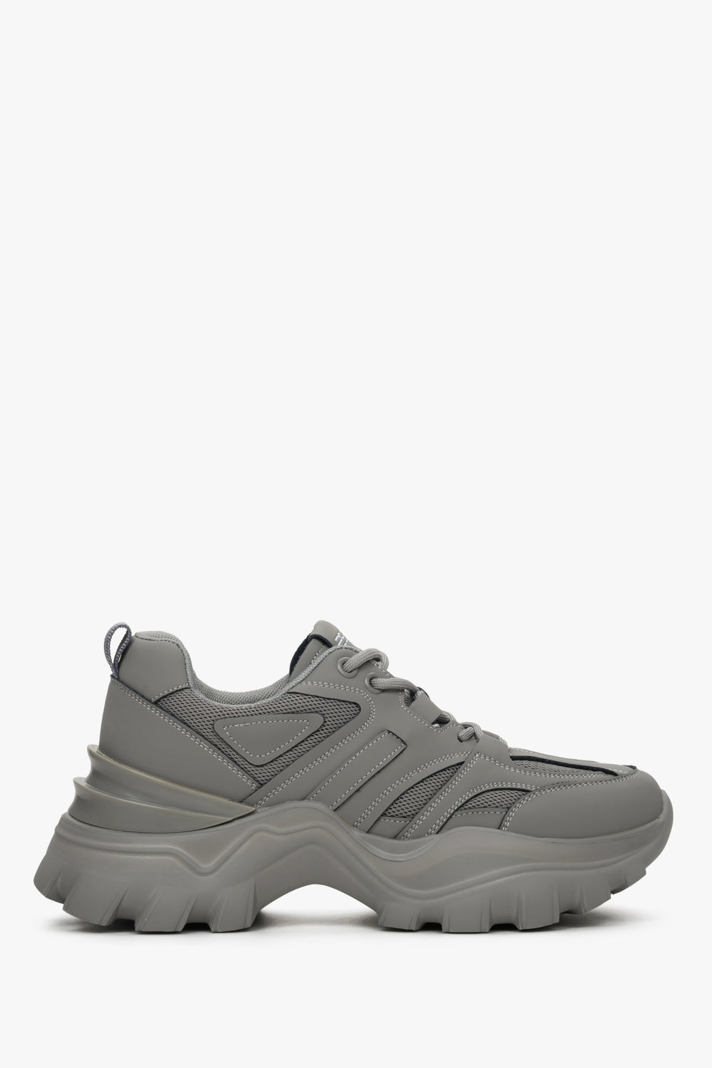 Women's Grey Sneakers on a Platform ES 8 ER00112609.