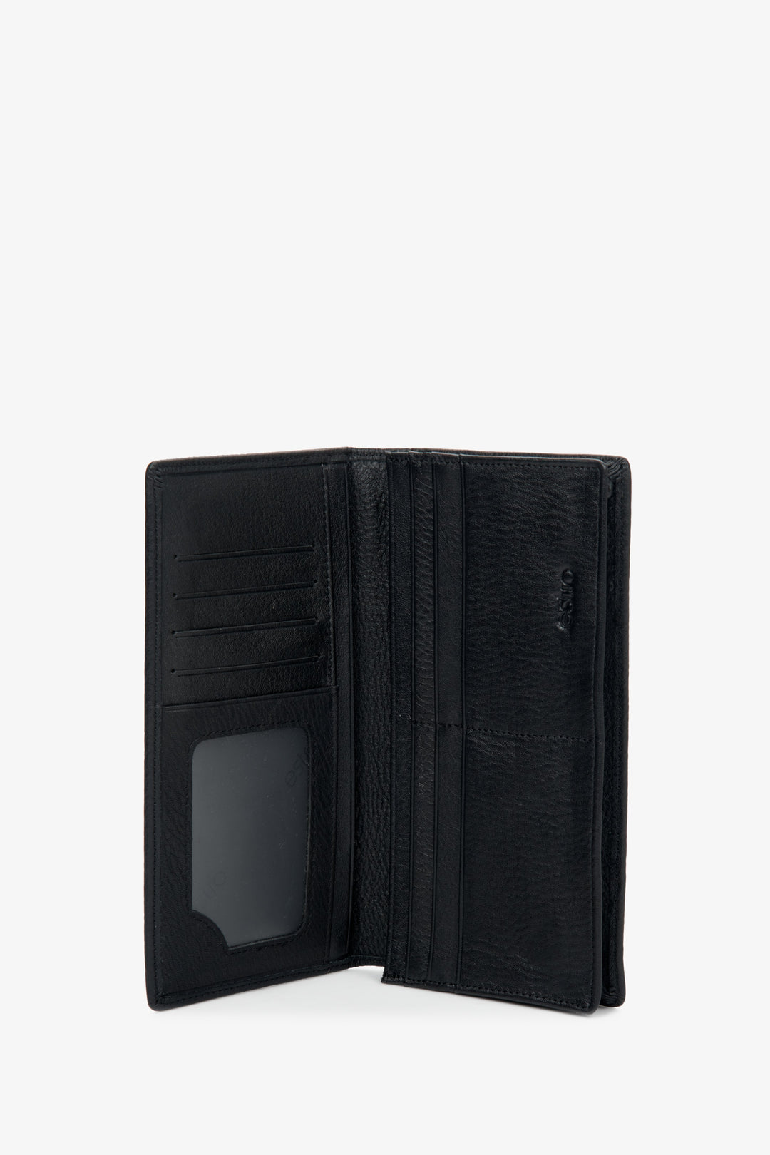 Estro large men's wallet made of genuine leather - interior of the model.
