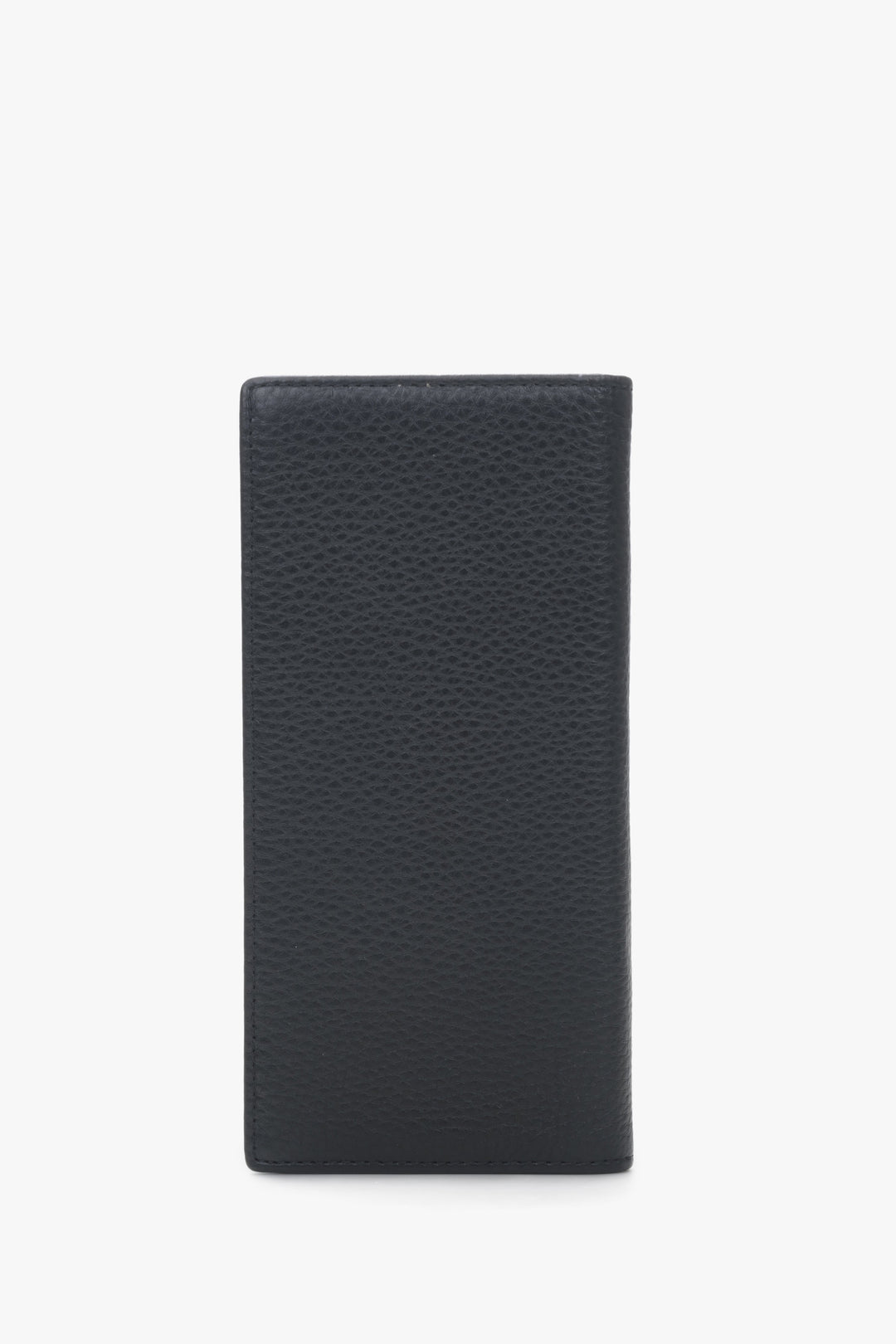Large format men's  black wallet.