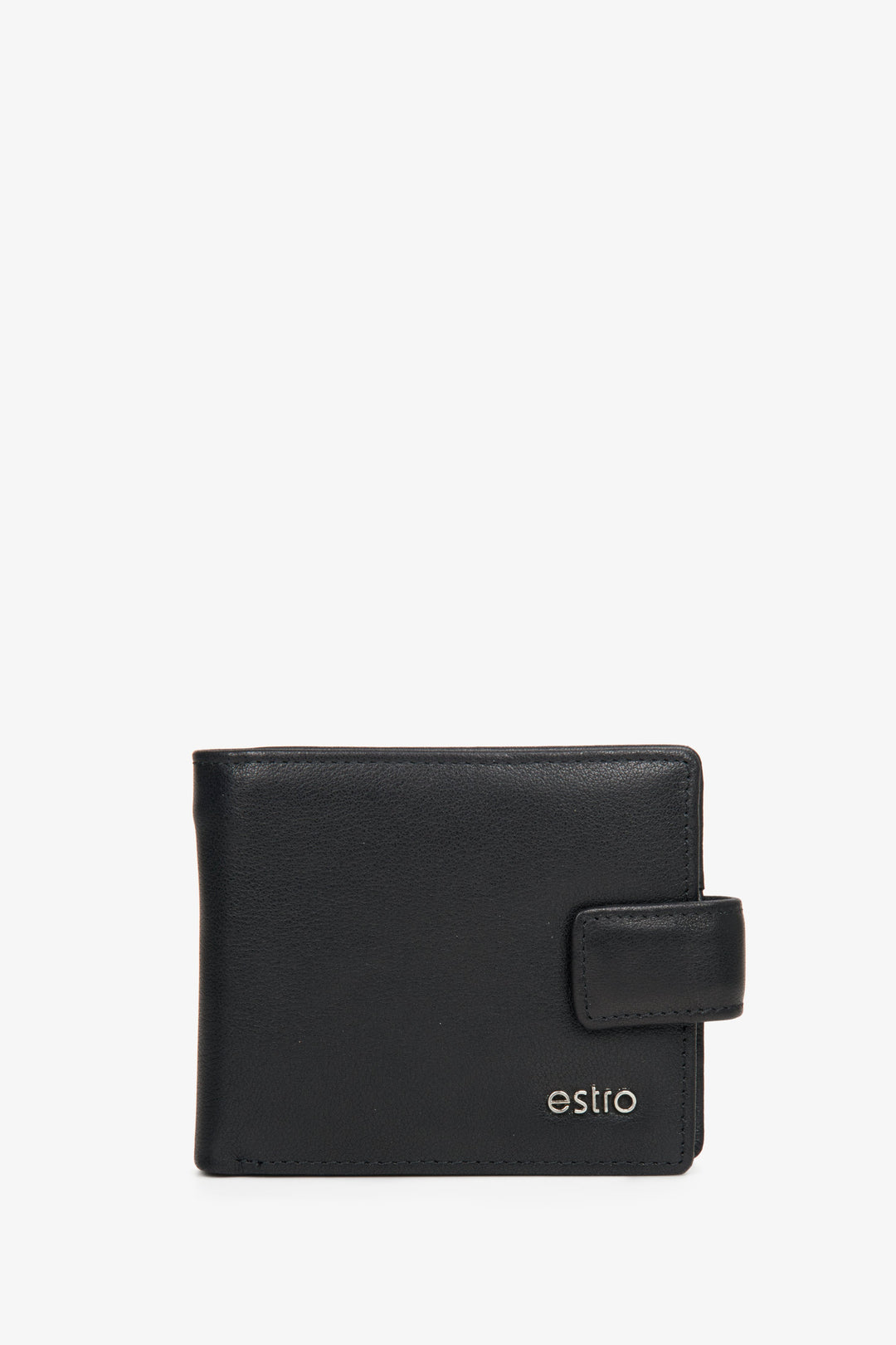 Men's black wallet by Estro.