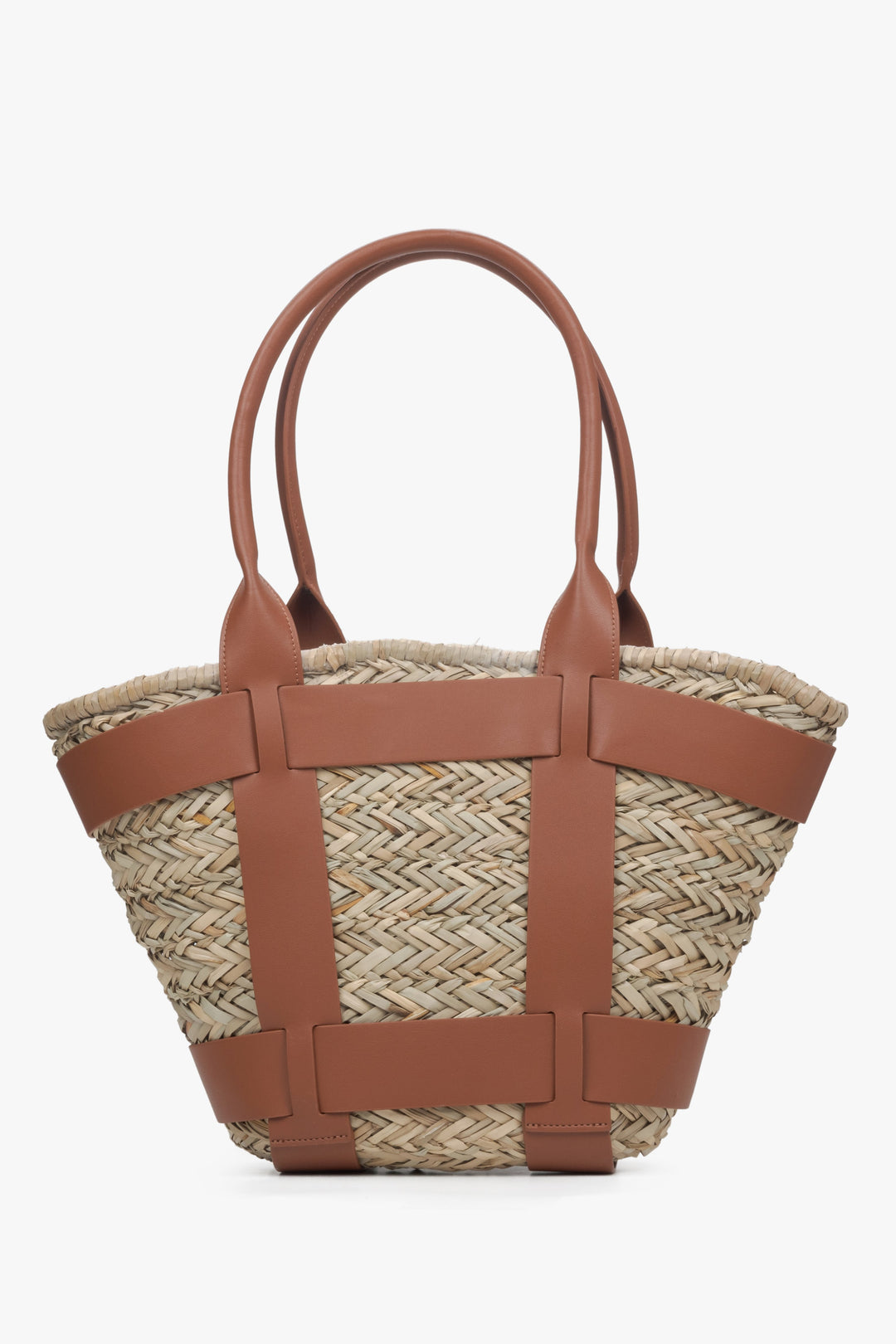 Estro women's shopper bag with brown accents.