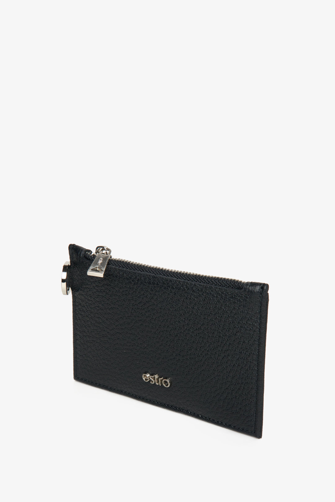Men's black pouch-style wallet by Estro.