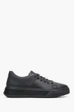 Women's Black Sneakers made of Genuine Leather Estro ER00112378.