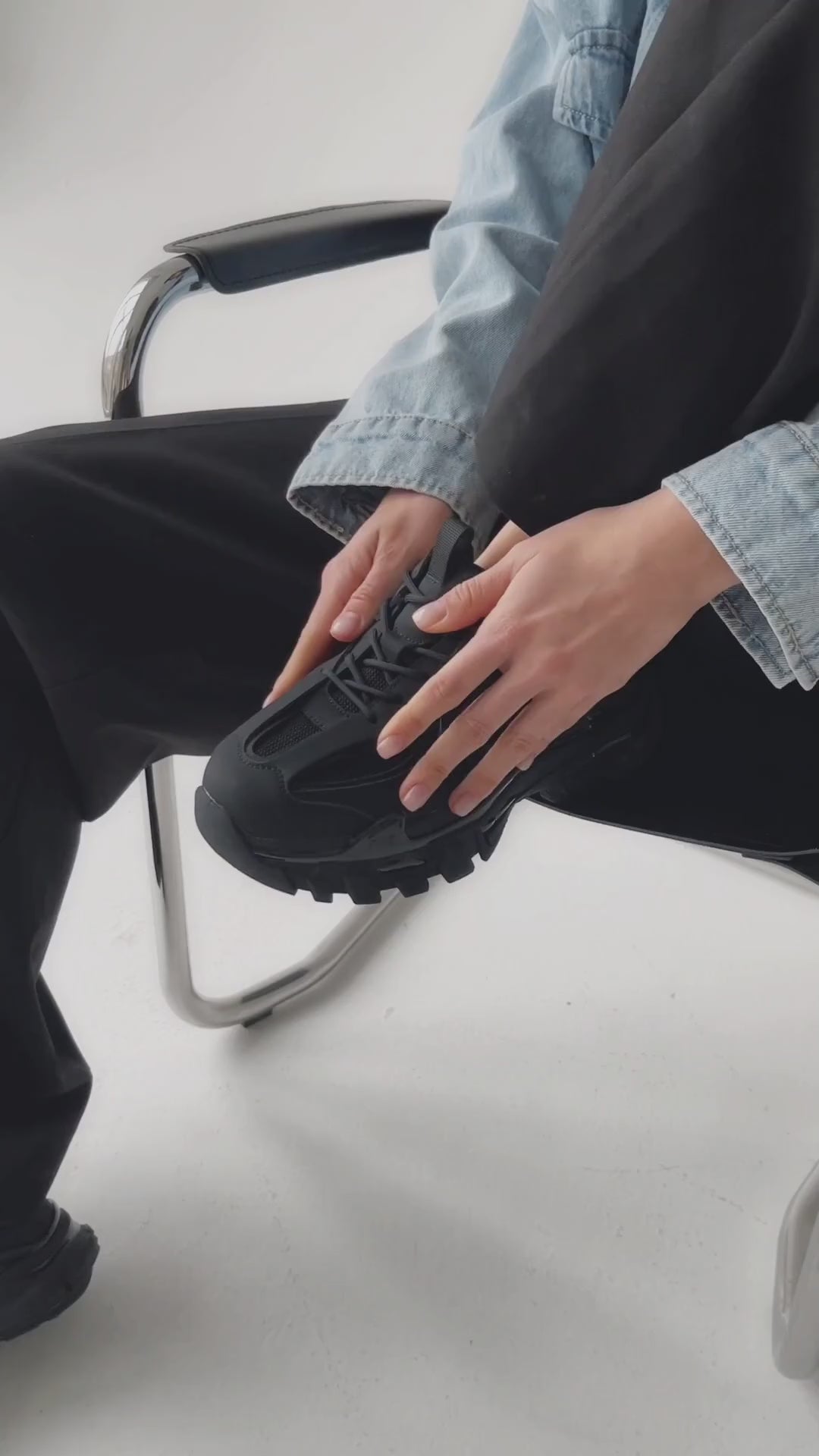 Black ES 8 women's sneakers for spring and autumn.
