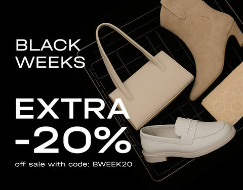 New Black Weeks promo at Estro - 20% off sale.