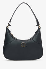 Women's Black Crescent Bag Estro ER00114935