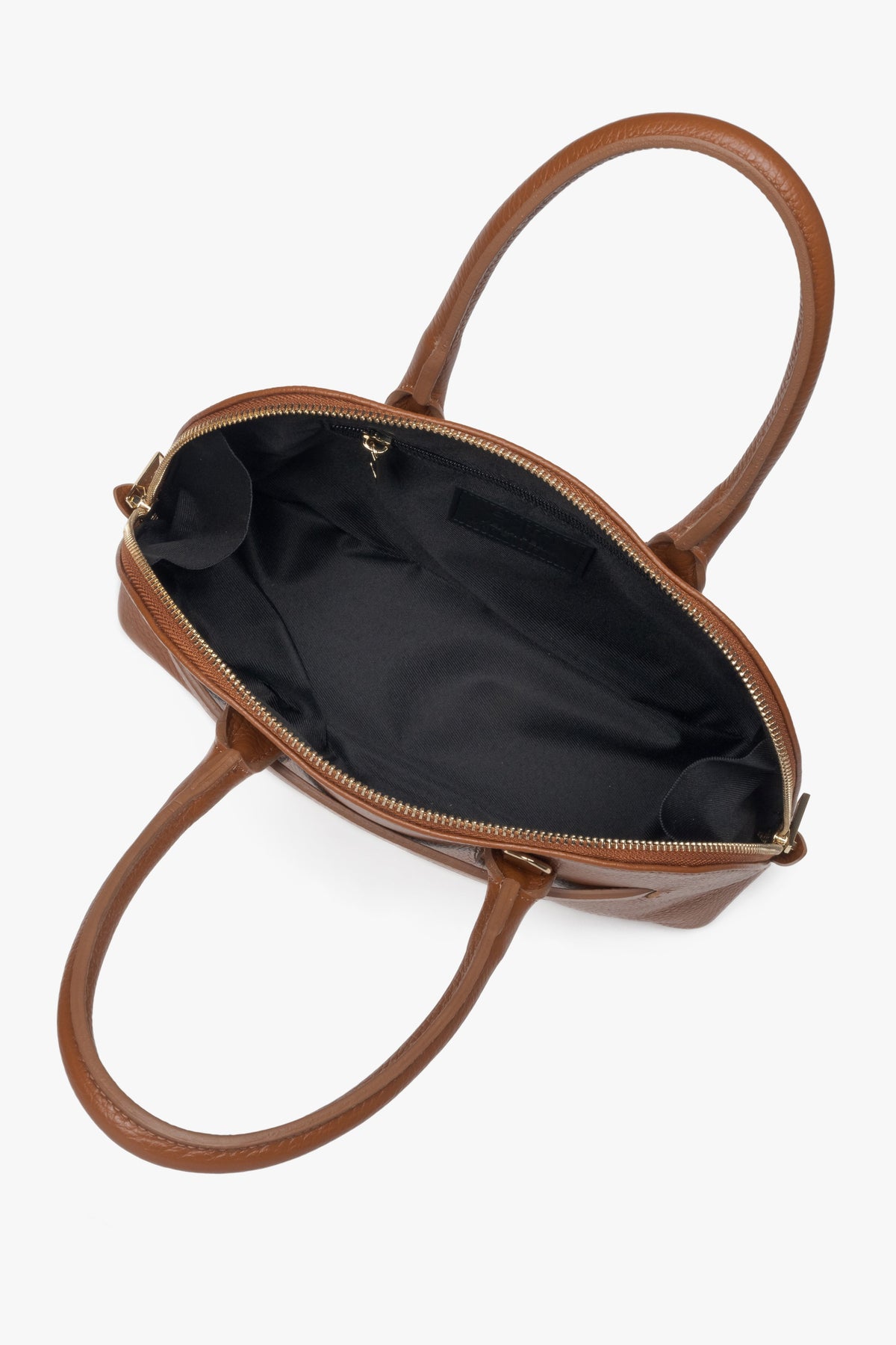 Brown Estro shoulder bag made of genuine Italian leather.