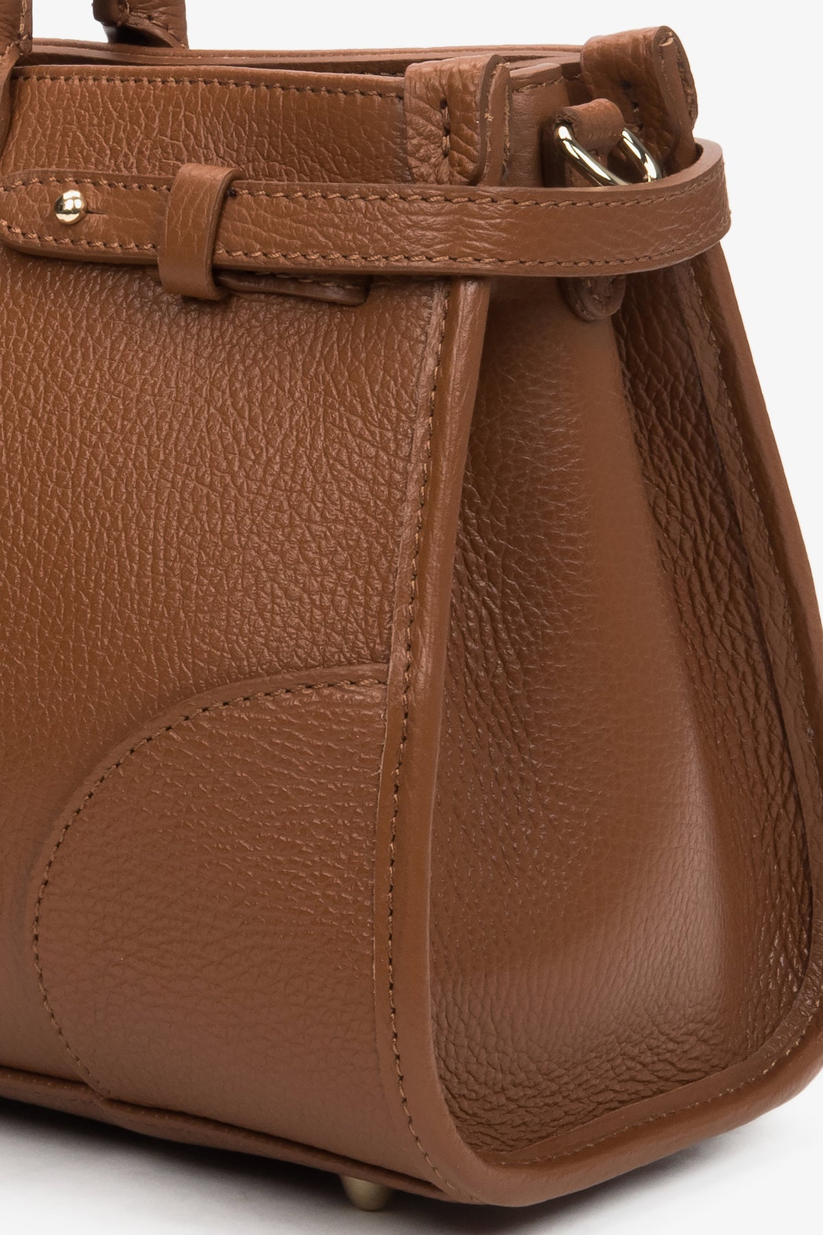 Brown women's tote bag made of premium italian genuine leather – estro.