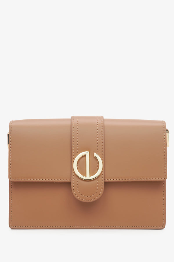 Women's Brown Italian Leather Handbag Estro ER00114778
