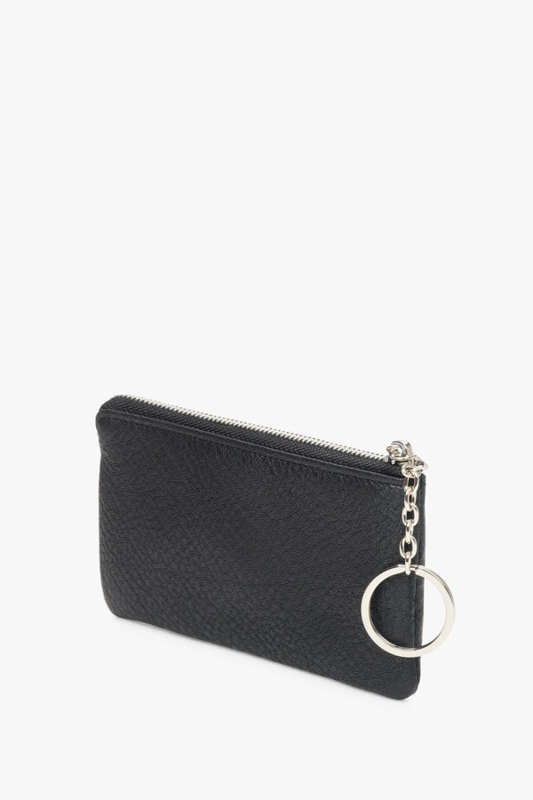 Stylish  black Estro leather key case.