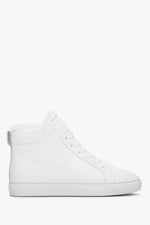 Women's White High-top Winter Sneakers Estro ER00112258.