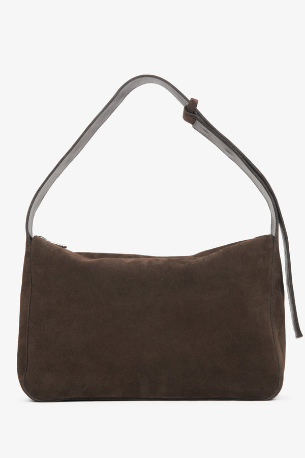 Women's Saddle Brown Messenger Bag Crafted from Premium Italian Leather by Estro.