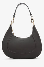 Women's Saddle Brown Leather Shoulder Bag made in Italy Estro ER00114198