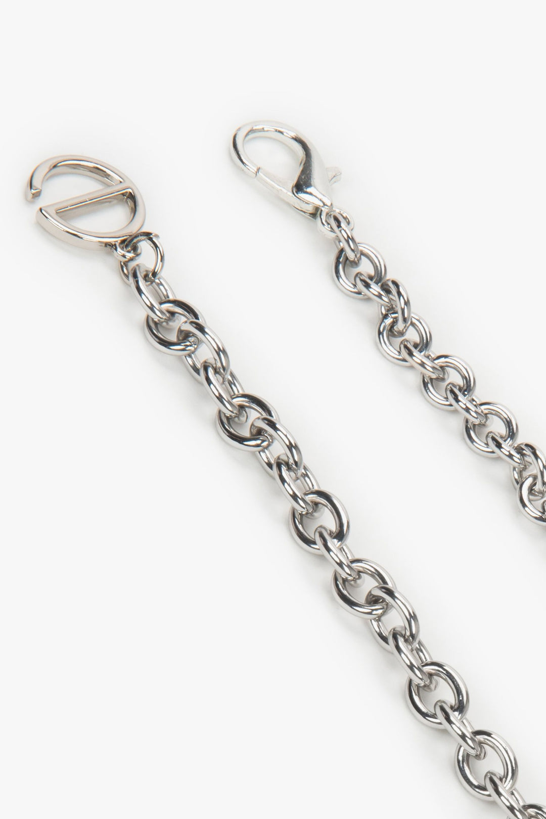 Stylish 115 cm Silver Chain Belt with Carabiner Closure – Estro.