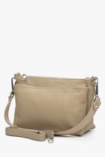 Women's Beige Crossbody Bag Genuine Leather Estro ER00110018.