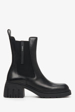 Women's Black High-Heeled Chelsea Boots Estro ER00112013.